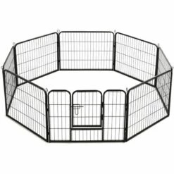 Parc Pour Chiens Acier Noir 8 Panneaux 60x80 Cm VidaXL 8 Parc Pour Chiens Acier Noir 8 Panneaux 60x80 Cm VidaXL -Niche, chenil, enclos et parc pour chien Soldes 2022 10259770 4