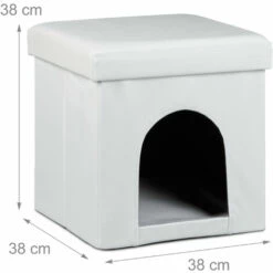 RELAXDAYS 2x Pièces Home Sweet Hund M Avec Un Tabouret Niche Pour Chien Et Une Double Gamelle, Blanc 8 RELAXDAYS 2x Pièces Home Sweet Hund M Avec Un Tabouret Niche Pour Chien Et Une Double Gamelle, Blanc -Niche, chenil, enclos et parc pour chien Soldes 2022 10367677 4