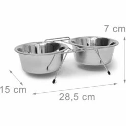 RELAXDAYS 2x Pièces Home Sweet Hund M Avec Un Tabouret Niche Pour Chien Et Une Double Gamelle, Blanc 9 RELAXDAYS 2x Pièces Home Sweet Hund M Avec Un Tabouret Niche Pour Chien Et Une Double Gamelle, Blanc -Niche, chenil, enclos et parc pour chien Soldes 2022 10367677 5