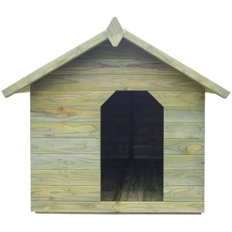 VidaXL Niche De Jardin Avec Toit Ouvrant En Bois De Pin Imprégné - Vert 2 VidaXL Niche De Jardin Avec Toit Ouvrant En Bois De Pin Imprégné - Vert – Image 2