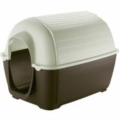 Ferplast KENNY Niche Pour Chiens En Résine Thermo-plastique - 5 Tailles. Variante KENNY MINI - Mesures: 40 X 66 X H 40 Cm -