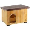 Ferplast BAITA Niche Pour Chiens En Bois De Pin Nordique FSC - 5 Tailles. Variante BAITA 50 - Mesures: 56 X 46.5 X H 41.5 Cm -