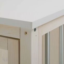 Ferplast DOG FORT Niche D'intérieur En Bois FSC Avec Barres En Aluminium. Variante DOG FORT - Mesures: 100.5 X 59 X H 82.5 Cm - Blanc - Blanc 9 Ferplast DOG FORT Niche D'intérieur En Bois FSC Avec Barres En Aluminium. Variante DOG FORT - Mesures: 100.5 X 59 X H 82.5 Cm - Blanc - Blanc -Niche, chenil, enclos et parc pour chien Soldes 2022 12744100 5