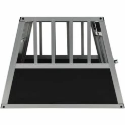 VIDAXL Cage Pour Chien à Double Porte 89 X 69 X 50 Cm - Accessoires Pour Chiens - Niches Pour Chiens - Argent - Argent -Niche, chenil, enclos et parc pour chien Soldes 2022 14270871 5