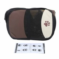 OOBEST Parc Pour Chien Chat Pliable Café -Niche, chenil, enclos et parc pour chien Soldes 2022 15361910 4