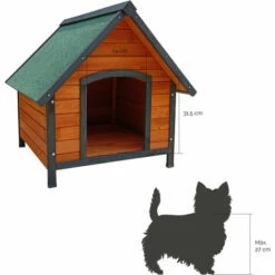 Niche Pour Chien Gardiun Sweet 76x72x76 Cm à 2 Pans - Chien Petite Taille -Niche, chenil, enclos et parc pour chien Soldes 2022 15545476 4