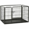 VidaXL Parc Pour Chiots Acier 93 X 63 X 61 Cm