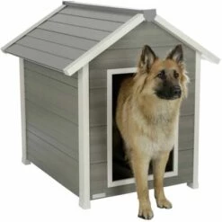 Kerbl Niche Pour Chiens Hendry 88 X 98 X 101 Cm Gris Et Blanc - Gris 7 Kerbl Niche Pour Chiens Hendry 88 X 98 X 101 Cm Gris Et Blanc - Gris -Niche, chenil, enclos et parc pour chien Soldes 2022 15878786 3