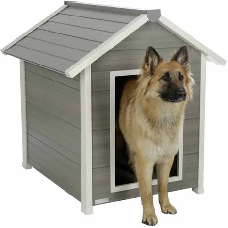 Kerbl Niche Pour Chiens Hendry 88 X 98 X 101 Cm Gris Et Blanc - Gris 3 Kerbl Niche Pour Chiens Hendry 88 X 98 X 101 Cm Gris Et Blanc - Gris – Image 3