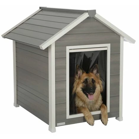 Kerbl Niche Pour Chiens Hendry 88 X 98 X 101 Cm Gris Et Blanc - Gris 4 Kerbl Niche Pour Chiens Hendry 88 X 98 X 101 Cm Gris Et Blanc - Gris – Image 4
