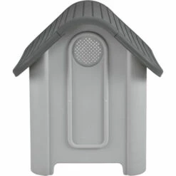 Niche PVC Avec Trou D'Aération Gris Et Noir 75 X 59 X 66 Cm [en.casa] -Niche, chenil, enclos et parc pour chien Soldes 2022 16436557 4