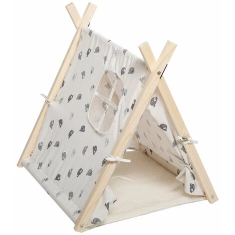 ATMOSPHERA, CRÉATEUR D'INTÉRIEUR Tente Déco Pour Chien - Blanc 1 ATMOSPHERA, CRÉATEUR D'INTÉRIEUR Tente Déco Pour Chien - Blanc