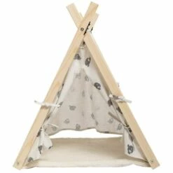 ATMOSPHERA, CRÉATEUR D'INTÉRIEUR Tente Déco Pour Chien - Blanc 7 ATMOSPHERA, CRÉATEUR D'INTÉRIEUR Tente Déco Pour Chien - Blanc -Niche, chenil, enclos et parc pour chien Soldes 2022 17048167 4