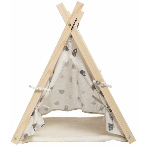 ATMOSPHERA, CRÉATEUR D'INTÉRIEUR Tente Déco Pour Chien - Blanc 4 ATMOSPHERA, CRÉATEUR D'INTÉRIEUR Tente Déco Pour Chien - Blanc – Image 4