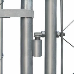 Chenil Extérieur Pour Chiens Acier Galvanisé 2x2x1 M VidaXL -Niche, chenil, enclos et parc pour chien Soldes 2022 17375350 4