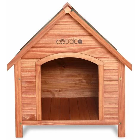 DEUBA Niche Pour Chiens Avec Toit En Pente Et Renforcé- Abri Pour Chien En Bois - 85x71x88 2 DEUBA Niche Pour Chiens Avec Toit En Pente Et Renforcé- Abri Pour Chien En Bois - 85x71x88 – Image 2