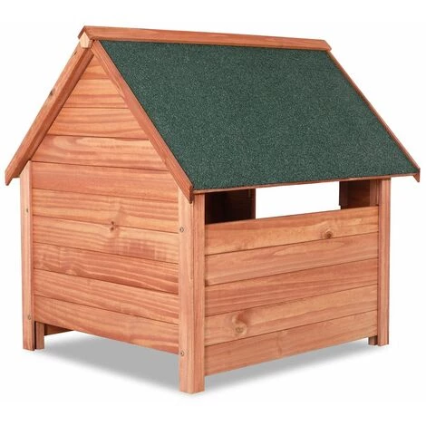 DEUBA Niche Pour Chiens Avec Toit En Pente Et Renforcé- Abri Pour Chien En Bois - 85x71x88 3 DEUBA Niche Pour Chiens Avec Toit En Pente Et Renforcé- Abri Pour Chien En Bois - 85x71x88 – Image 3