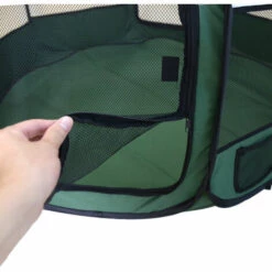 WYCTIN Hofuton Parc Pour Chien Chat Pliable 116 Cm X 116 Cm X 61 Cm + 1 Housse De Transport - Vert 9 WYCTIN Hofuton Parc Pour Chien Chat Pliable 116 Cm X 116 Cm X 61 Cm + 1 Housse De Transport - Vert -Niche, chenil, enclos et parc pour chien Soldes 2022 18613370 5