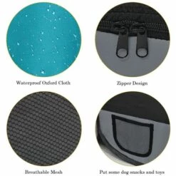 MC Star Oxford Enclos Pliable Grand Parc Pour Animaux Chiens, Chiots, Chats, Lapins, Cochons D'Inde à L'intérieur Ou à L'extérieur - 125x125x64cm - Vert - Vert -Niche, chenil, enclos et parc pour chien Soldes 2022 18657561 5