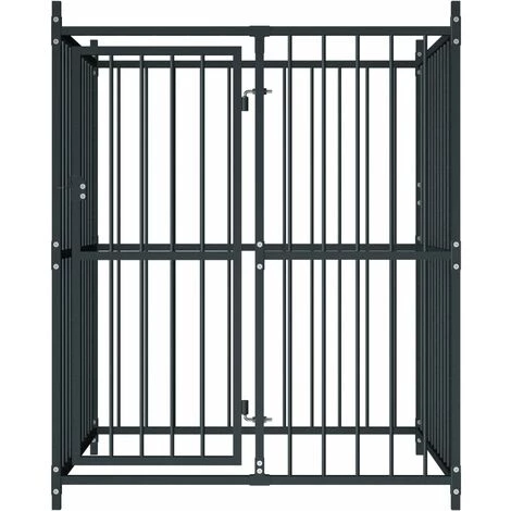 YOUTHUP Chenil Extérieur Pour Chiens 120 X 120 X 150 Cm 2 YOUTHUP Chenil Extérieur Pour Chiens 120 X 120 X 150 Cm – Image 2