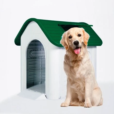 BELLA PET Chenil Pour Grands Chiens En Plastique, Extérieur Et Intérieur Du Jardin Molly 1 BELLA PET Chenil Pour Grands Chiens En Plastique, Extérieur Et Intérieur Du Jardin Molly