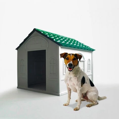 BELLA PET Niche Pour Chiens De Taille Moyenne Dans Un Jardin En Plastique Milo 1 BELLA PET Niche Pour Chiens De Taille Moyenne Dans Un Jardin En Plastique Milo