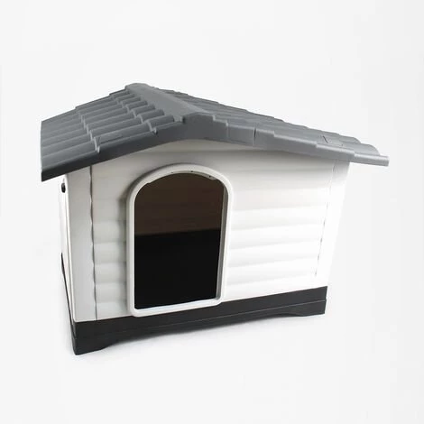 BELLA PET Niche De Jardin Pour Chiens De Taille Moyenne à Grande En Plastique Avec Plate-forme Bijoux 2 BELLA PET Niche De Jardin Pour Chiens De Taille Moyenne à Grande En Plastique Avec Plate-forme Bijoux – Image 2