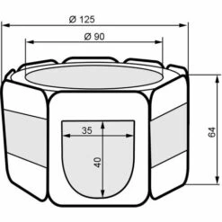 HELLOSHOP26 Parc à Chiots Chiens Enclos Pour Animaux Pliable Rose 125 X 125 X 64 Cm - Rose -Niche, chenil, enclos et parc pour chien Soldes 2022 2091247 4