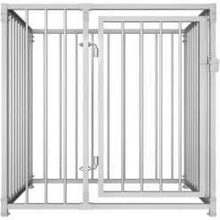 ASUPERMALL Chenil D'exterieur Pour Chiens 100 X 100 X 100 Cm -Niche, chenil, enclos et parc pour chien Soldes 2022 22618633 5