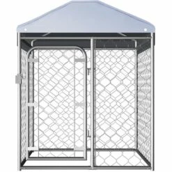 ASUPERMALL Chenil Exterieur Avec Toit 100 X 100 X 125 Cm -Niche, chenil, enclos et parc pour chien Soldes 2022 22618644 4