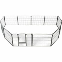 Topdeal Parc Pour Chiens 12 Panneaux Acier 80 X 60 Cm Noir 7 Topdeal Parc Pour Chiens 12 Panneaux Acier 80 X 60 Cm Noir -Niche, chenil, enclos et parc pour chien Soldes 2022 22997143 3