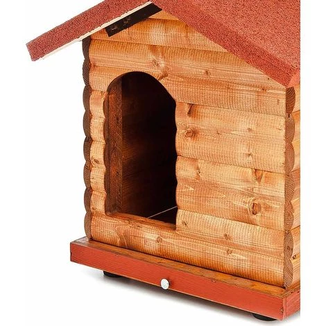 FERRIBIELLA Taille 1 Chenil: Chenil Extérieur En Bois Avec Bûche Ouvrante Produit En Italie 2 FERRIBIELLA Taille 1 Chenil: Chenil Extérieur En Bois Avec Bûche Ouvrante Produit En Italie – Image 2