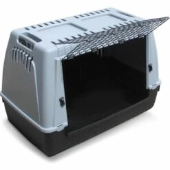 RECORD 77x43x51 Cm Support: Boîte Pour Chiens Et Chats Idéale Pour Le Transport En Voiture -Niche, chenil, enclos et parc pour chien Soldes 2022 23827029 3