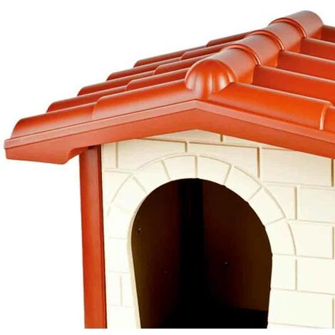 FERRIBIELLA Chenil M: Chenil élégant En Plastique Rigide En Extérieur Pour Chiens Avec Fond De Drainage Modèle CORTINA 2 FERRIBIELLA Chenil M: Chenil élégant En Plastique Rigide En Extérieur Pour Chiens Avec Fond De Drainage Modèle CORTINA – Image 2