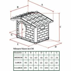 FERRIBIELLA Chenil M: Chenil élégant En Plastique Rigide En Extérieur Pour Chiens Avec Fond De Drainage Modèle CORTINA 5 FERRIBIELLA Chenil M: Chenil élégant En Plastique Rigide En Extérieur Pour Chiens Avec Fond De Drainage Modèle CORTINA -Niche, chenil, enclos et parc pour chien Soldes 2022 23833710 3