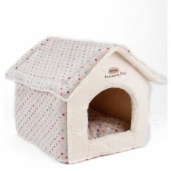FERRIBIELLA Rose - Chenil En Fourrure Douce Pour Chiens Et Chats