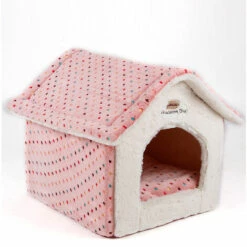 FERRIBIELLA Rose - Chenil En Fourrure Douce Pour Chiens Et Chats -Niche, chenil, enclos et parc pour chien Soldes 2022 23888407 3