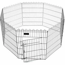 FERRIBIELLA Clôture 61x46 Cm: Clôture Métallique Pour Chiens, Chiots Et Petits Animaux