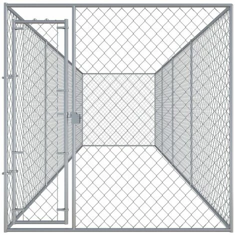Hommoo Chenil D'exterieur Pour Chiens 7,6x1,9x2 M HDV06399 2 Hommoo Chenil D'exterieur Pour Chiens 7,6x1,9x2 M HDV06399 – Image 2
