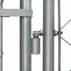 Hommoo Chenil Exterieur Pour Chiens Acier Galvanise 4x4x1 M HDV07332 -Niche, chenil, enclos et parc pour chien Soldes 2022 25383554 4