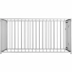 Hommoo Chenil D'exterieur Pour Chiens 100 X 200 X 100 Cm HDV33025 -Niche, chenil, enclos et parc pour chien Soldes 2022 25383594 3