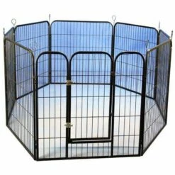 @Pet Parc Modulaire Pour Chiots Noir 79x81 Cm - Noir