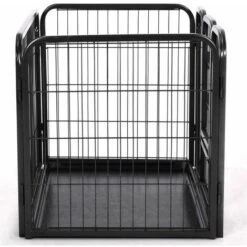 Hommoo Parc Pour Chiots Acier 93 X 63 X 61 Cm HDV07132 -Niche, chenil, enclos et parc pour chien Soldes 2022 25636132 3