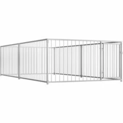 TRUE DEAL Chenil D'extérieur Pour Chiens 200 X 400 X 100 Cm