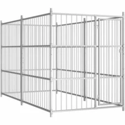 TRUE DEAL Chenil D'extérieur Pour Chiens 300x150x185 Cm