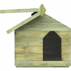 TRUE DEAL Niche De Jardin Avec Toit Ouvrant Bois De Pin Imprégné -Niche, chenil, enclos et parc pour chien Soldes 2022 26367118 5