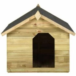 TRUE DEAL Niche De Jardin Avec Toit Ouvrant En Bois De Pin Imprégné 7 TRUE DEAL Niche De Jardin Avec Toit Ouvrant En Bois De Pin Imprégné -Niche, chenil, enclos et parc pour chien Soldes 2022 26367120 3