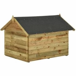 TRUE DEAL Niche De Jardin Avec Toit Ouvrant En Bois De Pin Imprégné 9 TRUE DEAL Niche De Jardin Avec Toit Ouvrant En Bois De Pin Imprégné -Niche, chenil, enclos et parc pour chien Soldes 2022 26367120 5