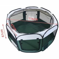 JEOBEST Clôture Détachable Amovible Pour Animaux De Compagnie, Ronde à Huit Côtés-vert - Vert -Niche, chenil, enclos et parc pour chien Soldes 2022 27066679 4