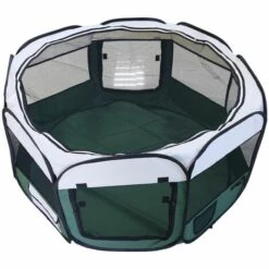 JEOBEST Clôture Détachable Amovible Pour Animaux De Compagnie, Ronde à Huit Côtés-vert - Vert -Niche, chenil, enclos et parc pour chien Soldes 2022 27066679 5